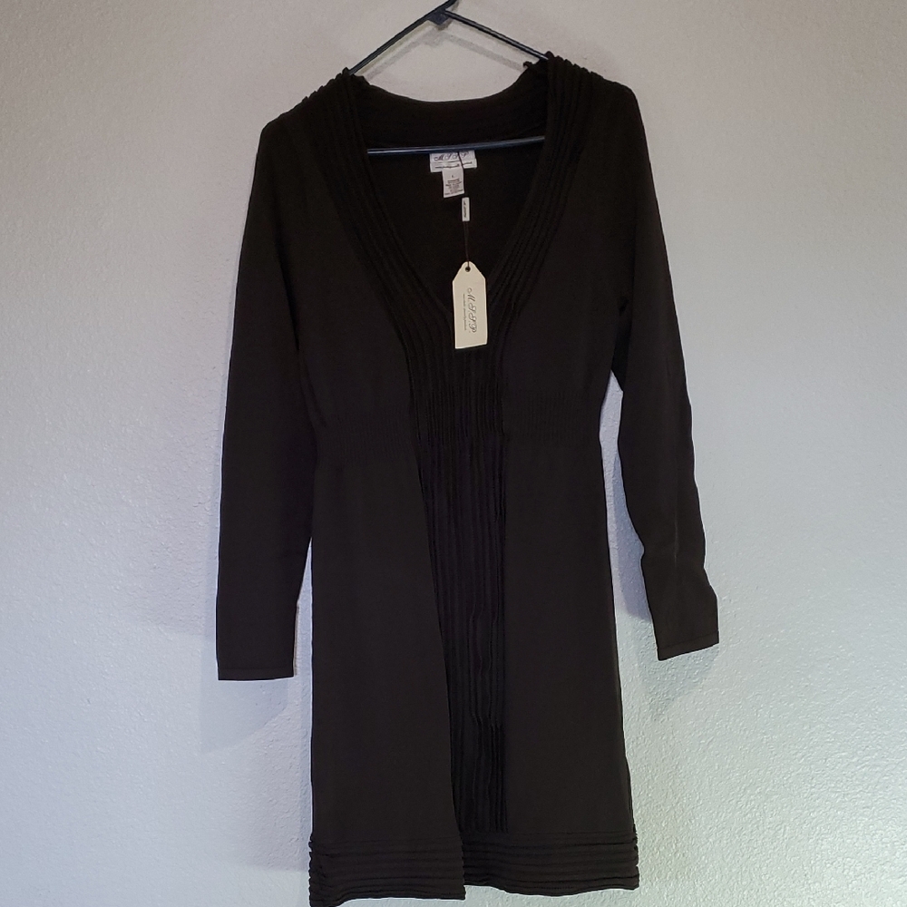 Brand New Max Studio Specialty Products Elegant Brown  Dress